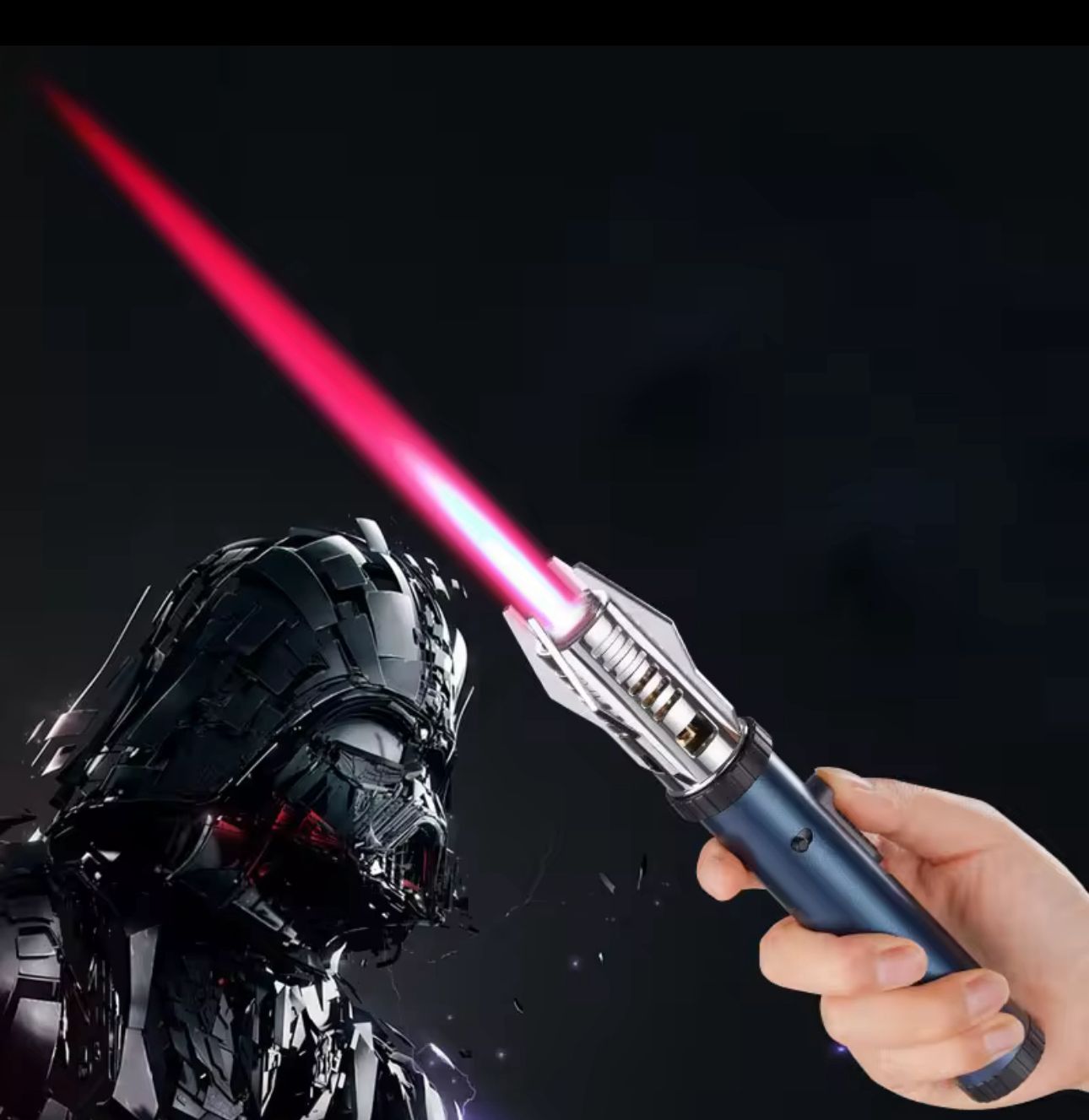 Futuristic Straight Flame Lighter